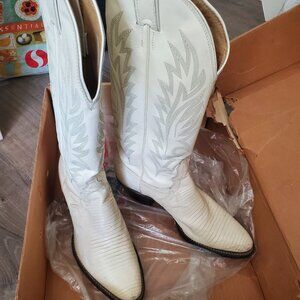 Vintage Women's Iguana Skin Justin Boots